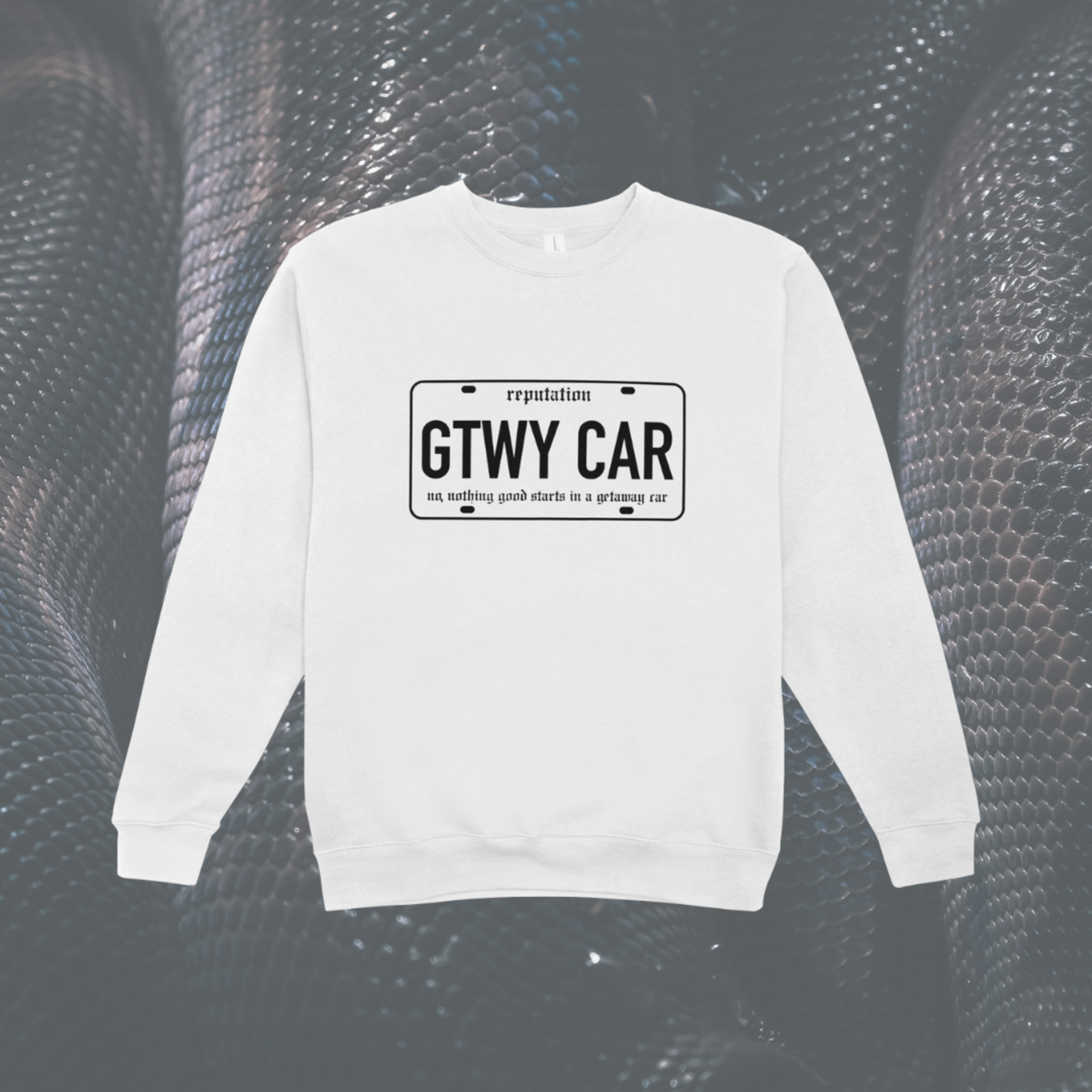 Getaway Car Plate || Sudadera || Reputation - 3