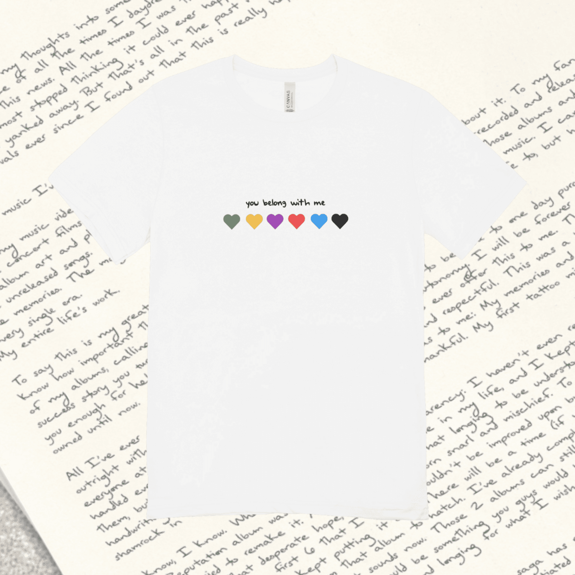 You belong with me || Camiseta - 2