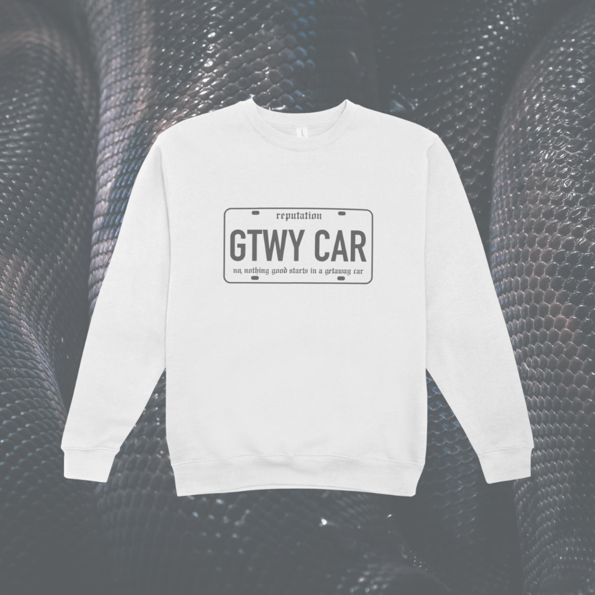 Getaway Car Plate || Sudadera || Reputation - 5