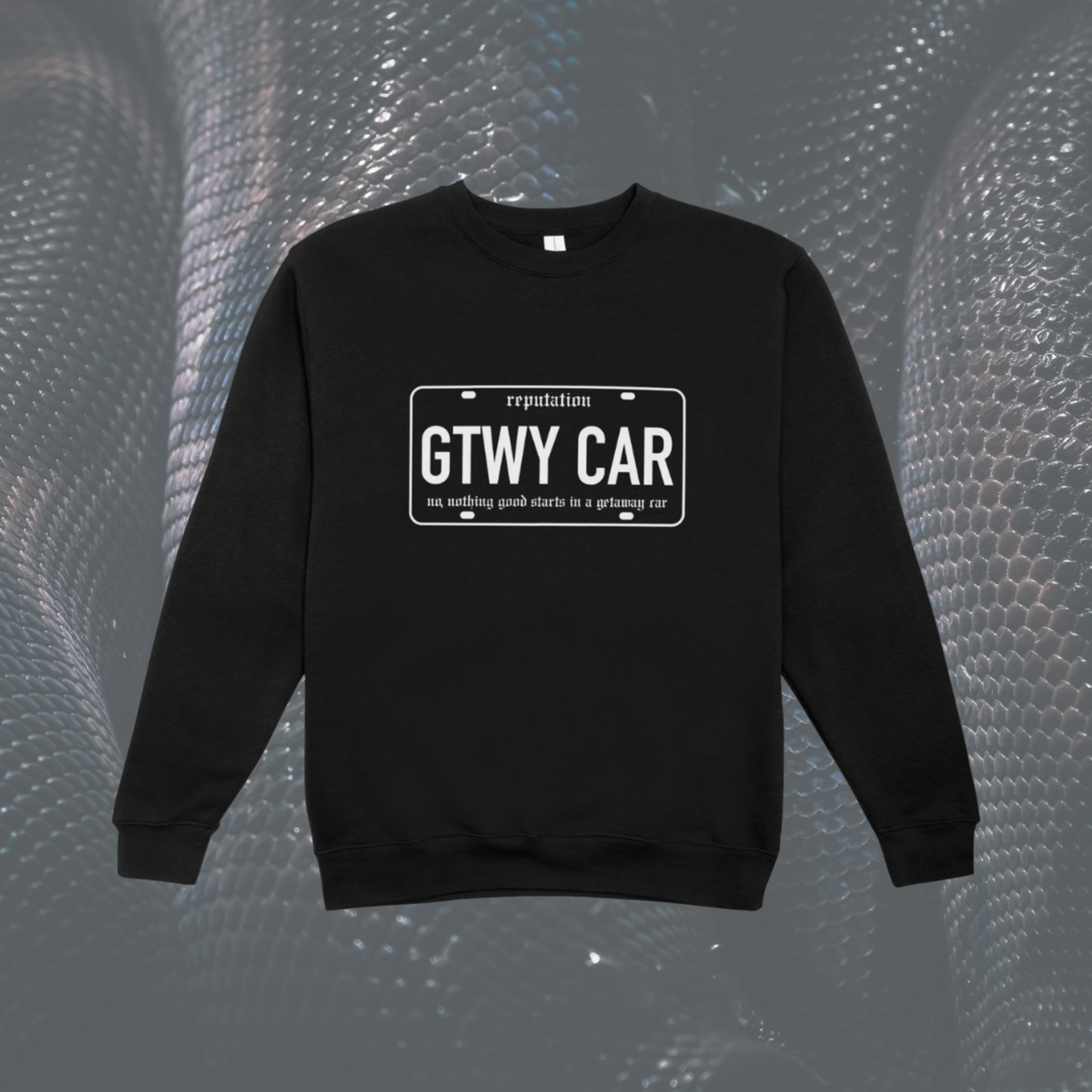 Getaway Car Plate || Sudadera || Reputation - 2