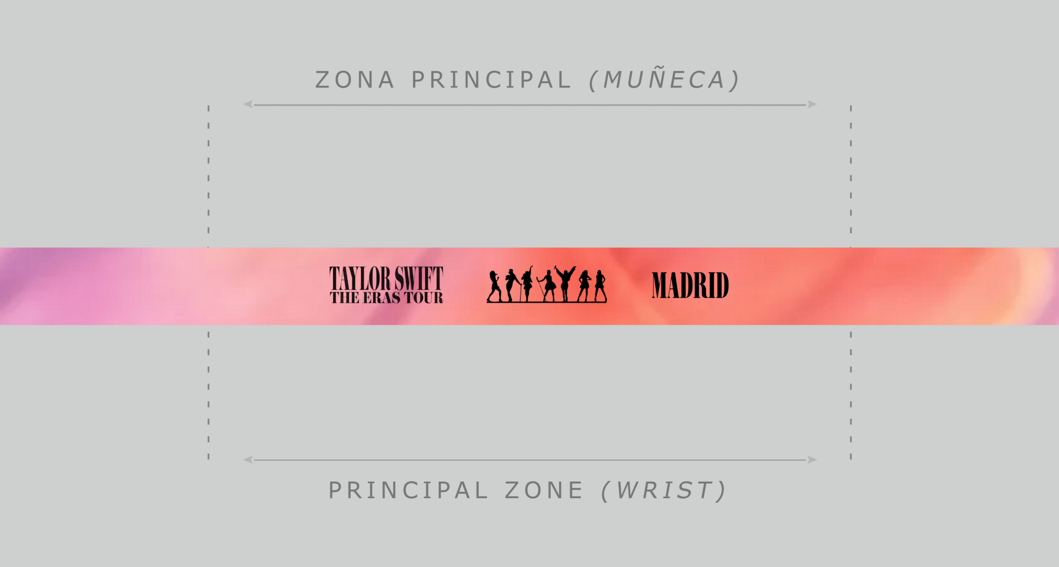 Pulsera de tela || Eras Tour Madrid - 2